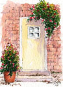 Cottage Door #3 by Wendy Griffiths - no 3 in a series
