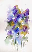 Delphiniums by Wendy Griffiths